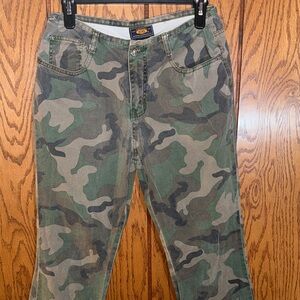 Route 66 Camouflage Boot Cut Jeans
